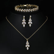 3-piece set real gold