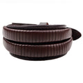 Multilayer Braided Leather Bracelet for Men — Black & Brown Wrist Wrap