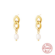 #9 Gold / 925 Silver
