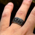 Vintage Warrior Stainless Steel Punk Ring for Men — Sizes 7–13