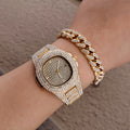 Men's Cuban Link Necklace & Bracelet Set — Matching Gold & Silver Hip-Hop